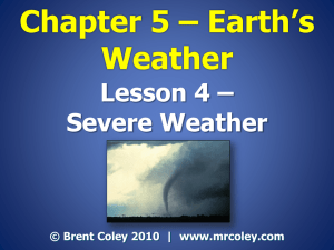 Chapter 5 * Earth*s Weather