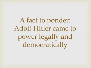 Germany in the Aftermath of World War I