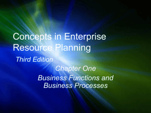 Concepts in Enterprise Resource Planning Third Edition