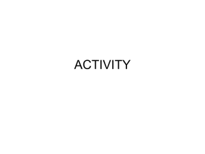 Activity Coefficients & Redox Chemistry Presentation