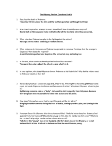 The Odyssey Part IV Review Questions