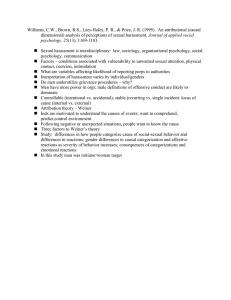 Recap of attributional analysis