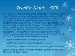Twelfth Night * SCR