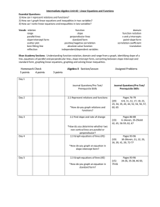 Unit 2 Outline