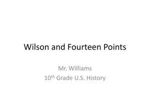 Wilson and Fourteen Points