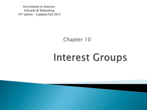 Interest Groups