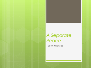 A Separate Peace - Community Unit School District 200