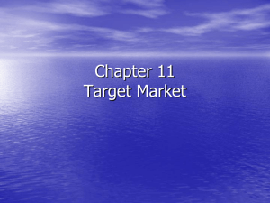 Target Market - JonathanHeller