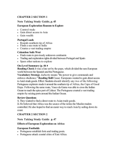 European Exploration Study Guide: Reasons & Effects