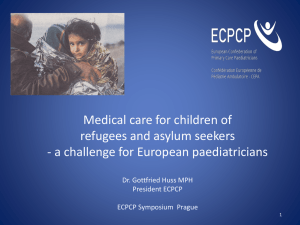Medical care for children of refugees and asylum seekers
