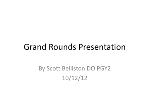 Grand Rounds Presentation