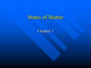 States of Matter