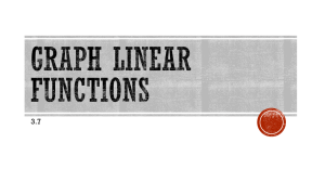 Graph linear functions