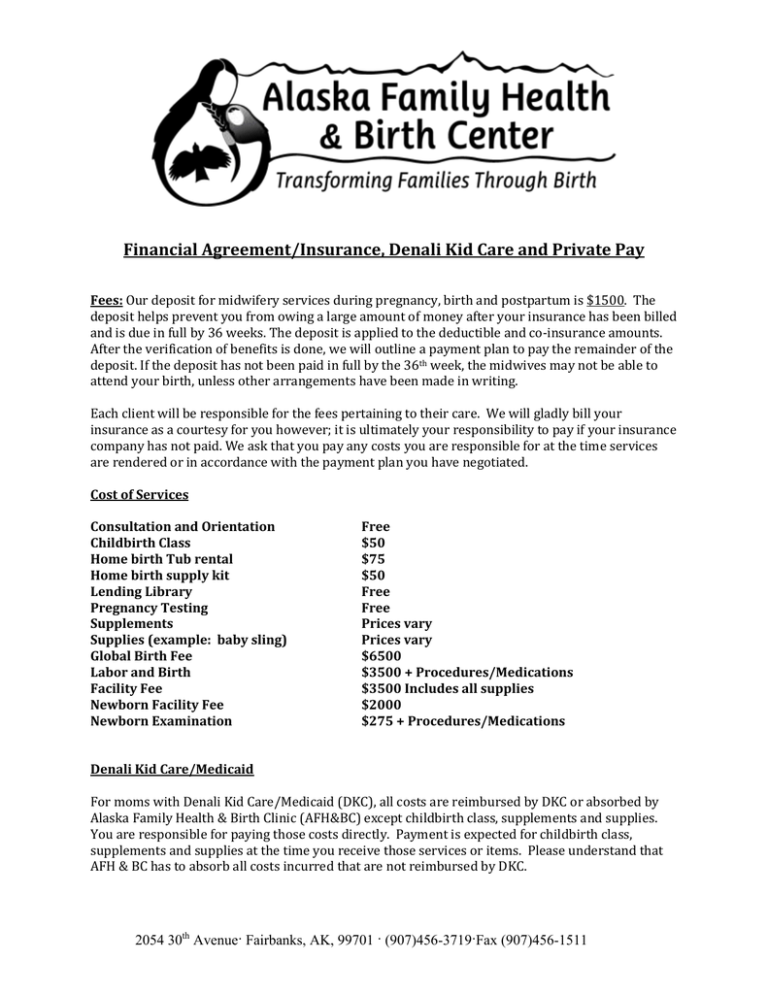 Financial Agreement