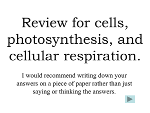Mixed up cell review questions...a new 20