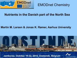 Nutrients in the Danish part of the North Sea