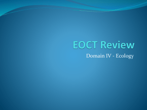 EOCT Review (Ecology)