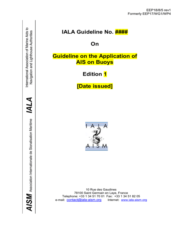 Guideline on the Application of AIS on Buoys