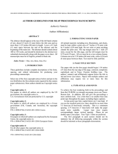 MS Word sample file and instructions.
