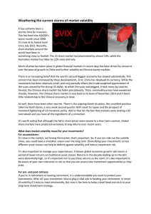 Weathering the current storms of market volatility
