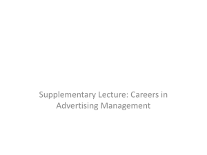 Careers in Advertising Management