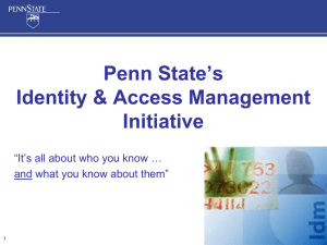 Identity and Access Management