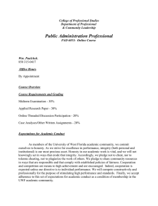 Public Administration Professional