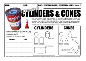 Cones & Cylinders
