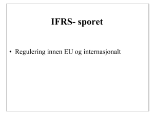 IFRS sporet