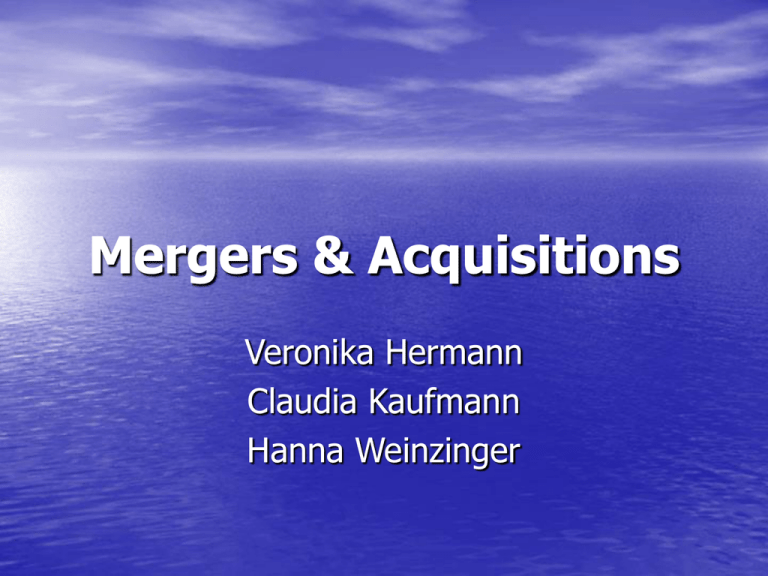 Mergers & Acquisitions