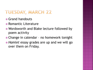 Intro to Romanticism
