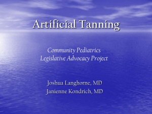 Artificial Tanning