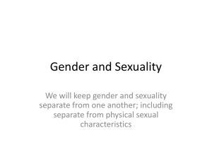 Gender and Sexuality