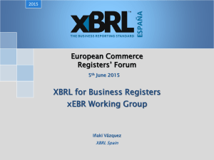 1ª Sesión Formativa XBRL España
