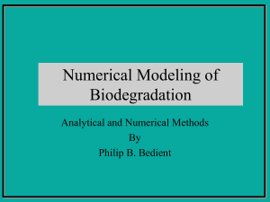 Models of Biodegradation