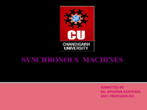 Synchronous machines