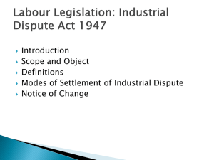 Industrial Dispute Act 1947: Key Concepts & Settlement Modes