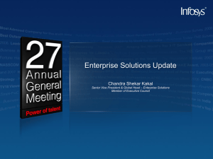 Enterprise Solutions Update