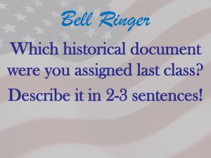 Chp. 2: Origins of American Government
