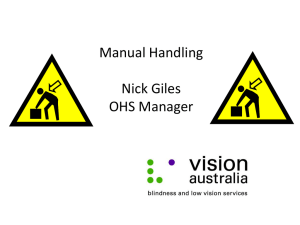 Manual Handling - Disability Safe