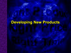 Developing New Products