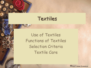 Textiles