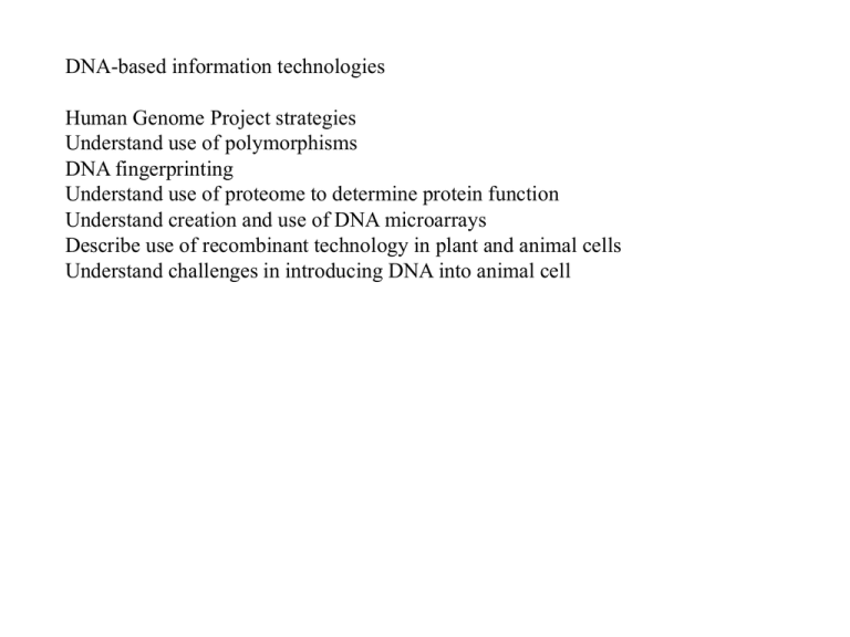 research paper on dna technology