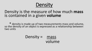 Density