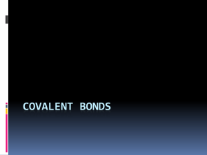 COVALENT Bonds