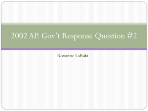 AP. Gov't 2002 Question #2