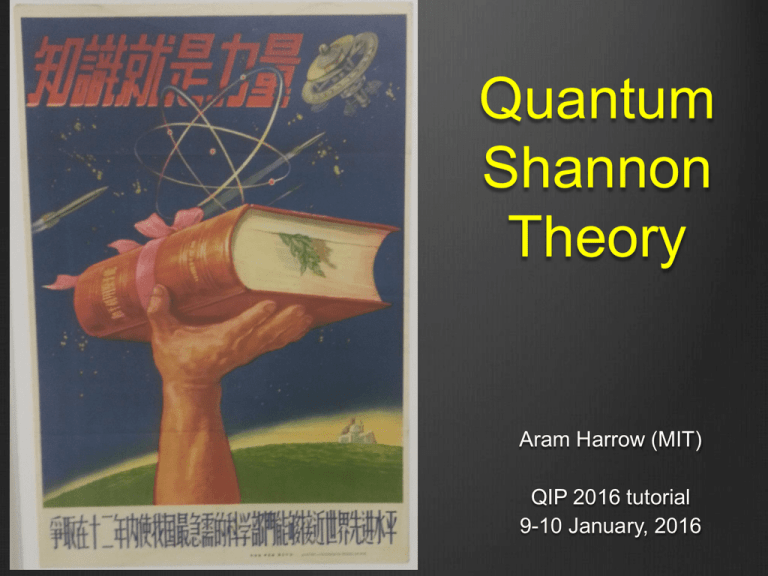 Quantum Information Theory