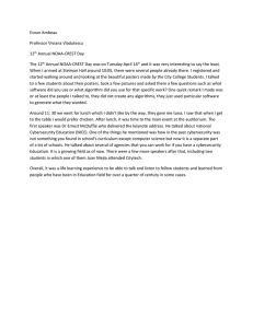 Reflections for the 2013 Spring Semester