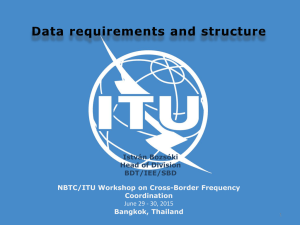 NBTC/ITU Workshop on Cross-Border Frequency Coordination