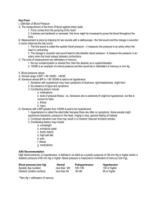 vital sign notes